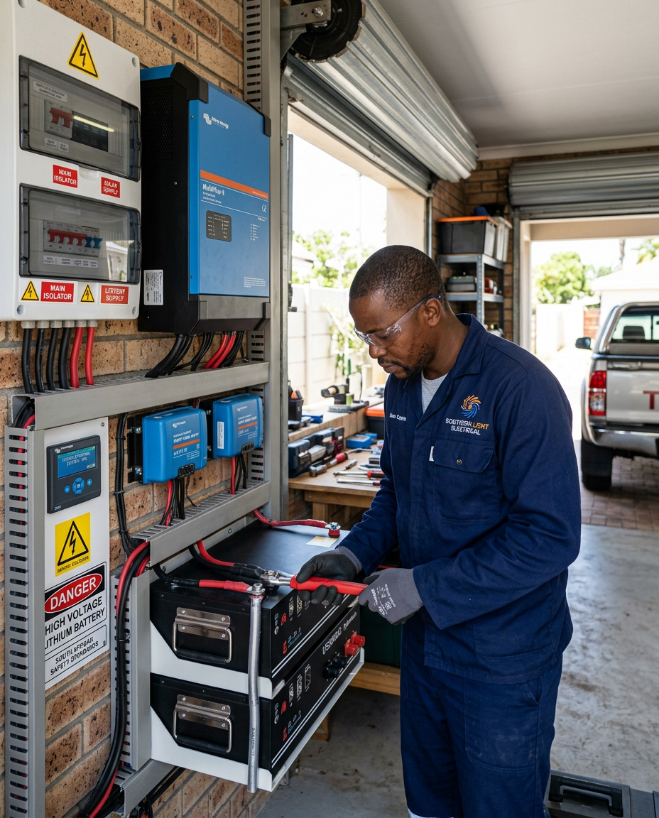 Home inverter and battery